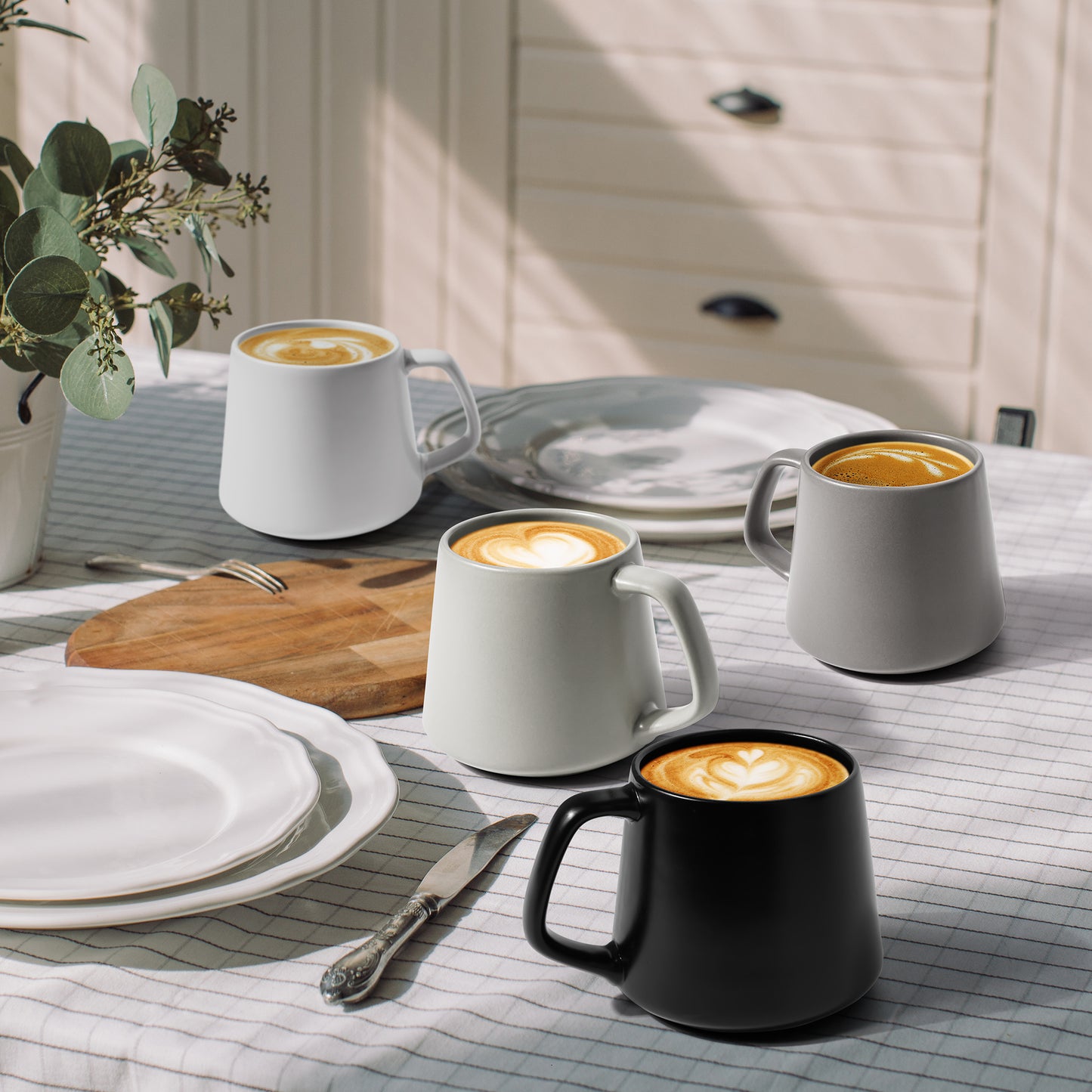 Kaffeetassen Luxe 4er Set 420ml MiaMio - Casavea GbR