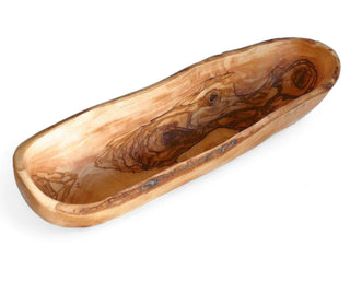 Badablage rustikaler Rand ca. 30cm aus Olivenholz - Casavea GbR