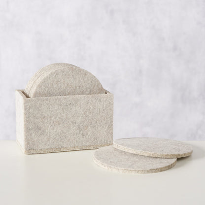 Handgefertigte Untersetzer aus Textil für Gläser Tassen oder kleine Schalen