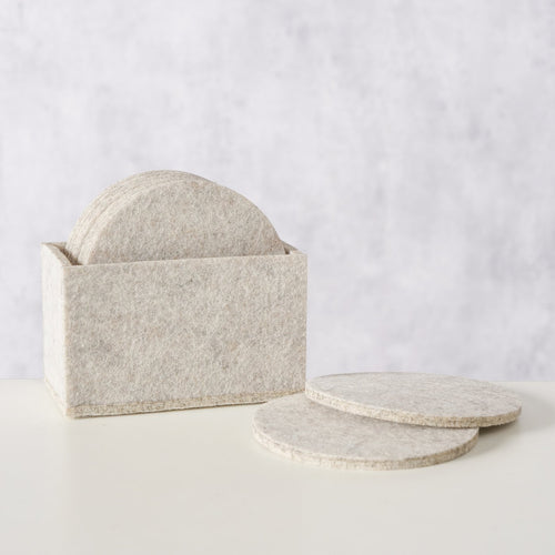 Handgefertigte Untersetzer aus Textil für Gläser Tassen oder kleine Schalen