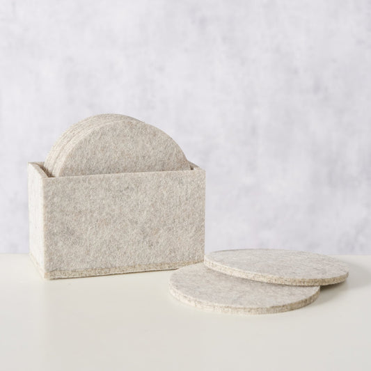 Handgefertigte Untersetzer aus Textil für Gläser Tassen oder kleine Schalen