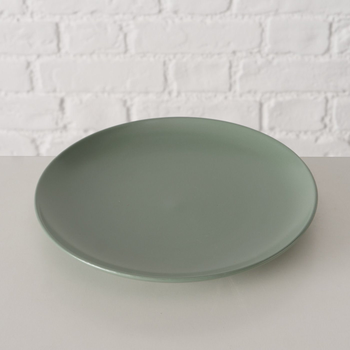 Teller Pastell Beige/Grün Ø 20,5 cm - Casavea GbR