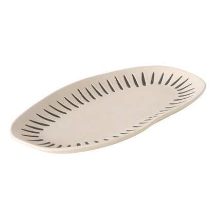 Teller "Kenia" oval 27 cm - Casavea GbR