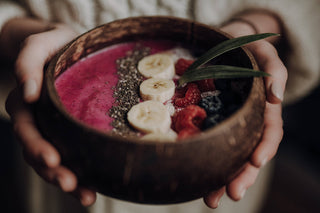 JumboBowl Schale aus Kokosnuss groß für Müsli, Bowls oder Frühstück
