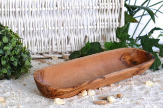 Handgefertigte Badablage aus Olivenholz für Pflegeprodukte Dekoration oder Accessoires