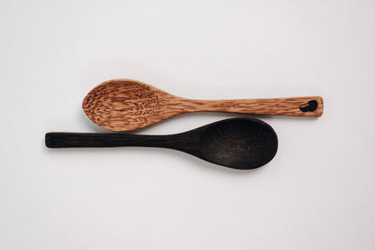 Löffel Spoon aus hellem Kokosholz für Küche und Tisch