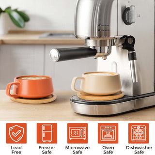 Cappuccinotassen Luxe 4er Set 320ml MiaMio - Casavea GbR