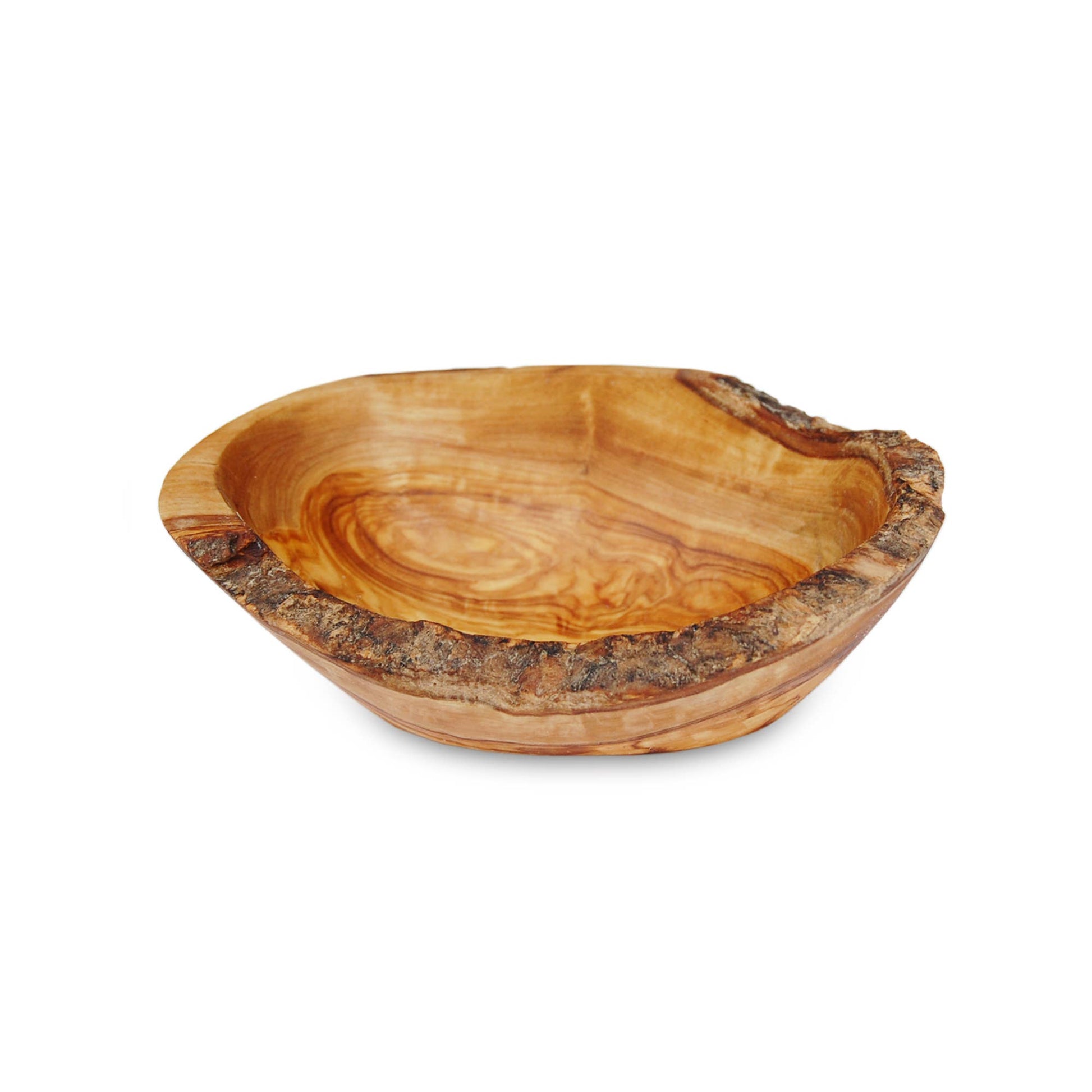 Seifenschale oval rustikal mit Rille aus Olivenholz (ca.  12 – 14 cm) - Casavea GbR